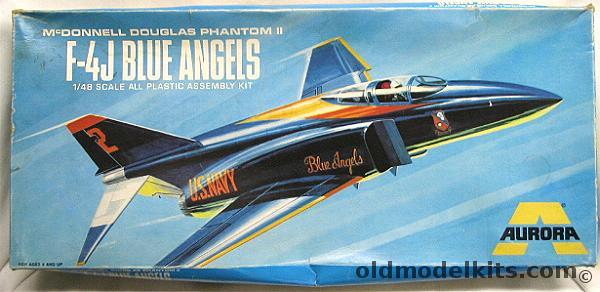 Aurora 1/48 F-4J Phantom II Blue Angels, 367-250 plastic model kit